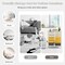 Rolling Storage Cart 15 Drawer Organizer With Wheels Craft Office Supply Organizer Steel Frame Multicolor Drawers